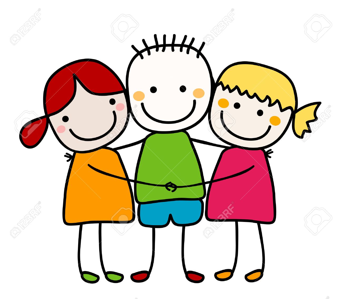 Friends young